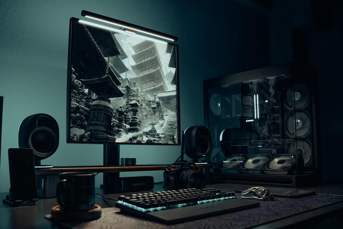 Gaming desk with multiple games